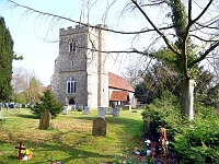 Saint James Church in Stansteadbury was the parish church for over 700 years until 1882. The Church of Saint Andrew in Cappel Lane became the new parish church. Photo 2009