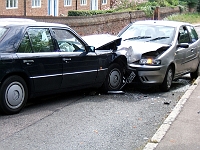Bottom of Cats Hill. A notorious spot for accidents. July 2006