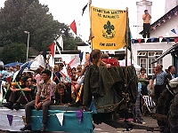 Scout float outside Queens Head. Photo 1970 something. (Well I can't remember everything).