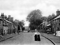 Stanstead Abbotts, Roydon Road looking North. Postcard "The Hatfield Series", No: 80. Pre 1918 according to postage rate.