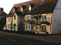 Abbotts House. Formerly known as Fernside. An old Tudor building although it has been altered over the years. Photo around 1980.