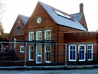 The new building replacing the old school out house. Jan 2011