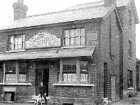 Five Horseshoes. Roydon Road. No known details of gentleman or his dog.