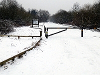 Entrance to the Regional Park, Marsh Lane. January 2013