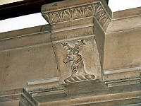 Hertfordshire stag over fire place.
