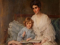 Portrait of Mr Buxtons daughter.