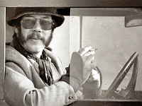 Steve Knight. Gamekeeper for Henry Buxton on the Easneye Estate. A good friend who has now retired to Norfolk but he is still keen on country matters and wins trophies with working dogs. A great character and a man with the country life in his blood. Photo 1987.
