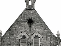 Countess of Huntingdon free church,cappell lane. Demolished March 1987. Photo March 1987