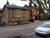 Originally 2 cottages, now one house. Built about 1800 Cappel Lane. Photo April 2010