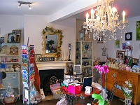 Colourful interior of Lily the Pink. 2011