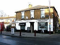High Street, Stanstead Abbotts. The Village Pantry used to be Beatty's grocer shop but I can't recall what was at Hopsons. I know it once sold electrical goods. Photo 2007.