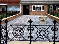 Update on 25 High Street. Can't wait to see that beautiful urn all planted out. Landscape by Tiled Perfection. Photo Oct 2010
