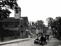 High Street Stanstead Abbotts. Postcard, publisher unknown. Postmark unreadable. Penny postage stamp so must date between 1918 and Jan 1921.