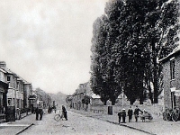 Stanstead Abbotts High Street. Postcard "The Hatfield Series" No: 76. Posted Nov 1906.