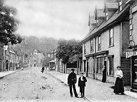 Stanstead Abbotts High Street looking East. The Post Office is now the fish and chip shop. (2009). Postcard, Copyright "The Blackaby Series". Around 1905