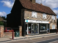 ane and Able, High Street Stanstead Abbotts. Specialists in supplying aids for the disabled and elderly. The shop closed for business March 2009, but the company continues to trade. Photo 2006