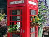 High Street phone box, purchased by the Parish Council for £1 in 2012