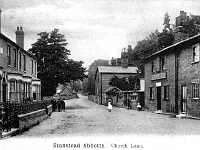 Church Lane or Park Road, Now Cappel lane. Copyright "The Blackaby Series" early 1900's.