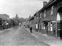 Stanstead High Street and Rose and Crown Inn. Postcard posted 1925.