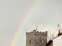 Rainbow over Saint Andrews. January 2014 Photo C Hartwig