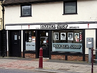 Barber Shop. No 38 High Street.