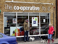 The Co-op supermarket. No 46-50 High Street.