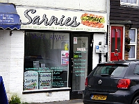 Sarnies of all descriptions. 82 High Street.