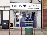 Burtons as was. Closed January 2017. End of an era that started about 1895. Admittedly it changed owners a few times but the name was part of village history. Very sad.