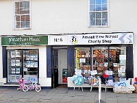 Back to the top of the High Street. Jonathan Hunt has moved next door to where the optician used to be and a charityshop has filled the vacant premises. Interesting items in the charity shop and well worth a look.