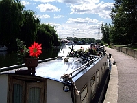 Long boats on the Lea. Photo 2006