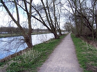 River Lea from Hardmeade Lock towards Stanstead. Photo 2007.