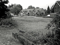 Site of the old Station Garage, now Lawrence Avenue. Photo 1986