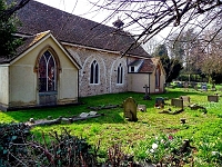 St Mary the Virgin, Stanstead, St Margaret's. One of four Churches covered by the local Vicar, the Rev Anne Donaldson. Photo 2009