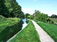 New River towards Great Amwell from Stanstead Abbotts. Photo 2007