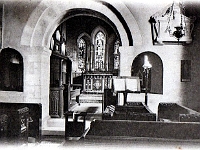 Church of Saint John the Baptist, Great Amwell. Postcard "Chester Vaughan" series. Postal date July 1909.