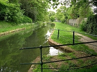 New River towpath towards Ware from Amwell. Photo 2007.