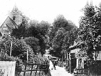 Saint Johns Lane, Great Amwell. Posted 1910