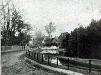 A very muddy Lower Road. Postcard by Price and Son, Ware. Pre 1918