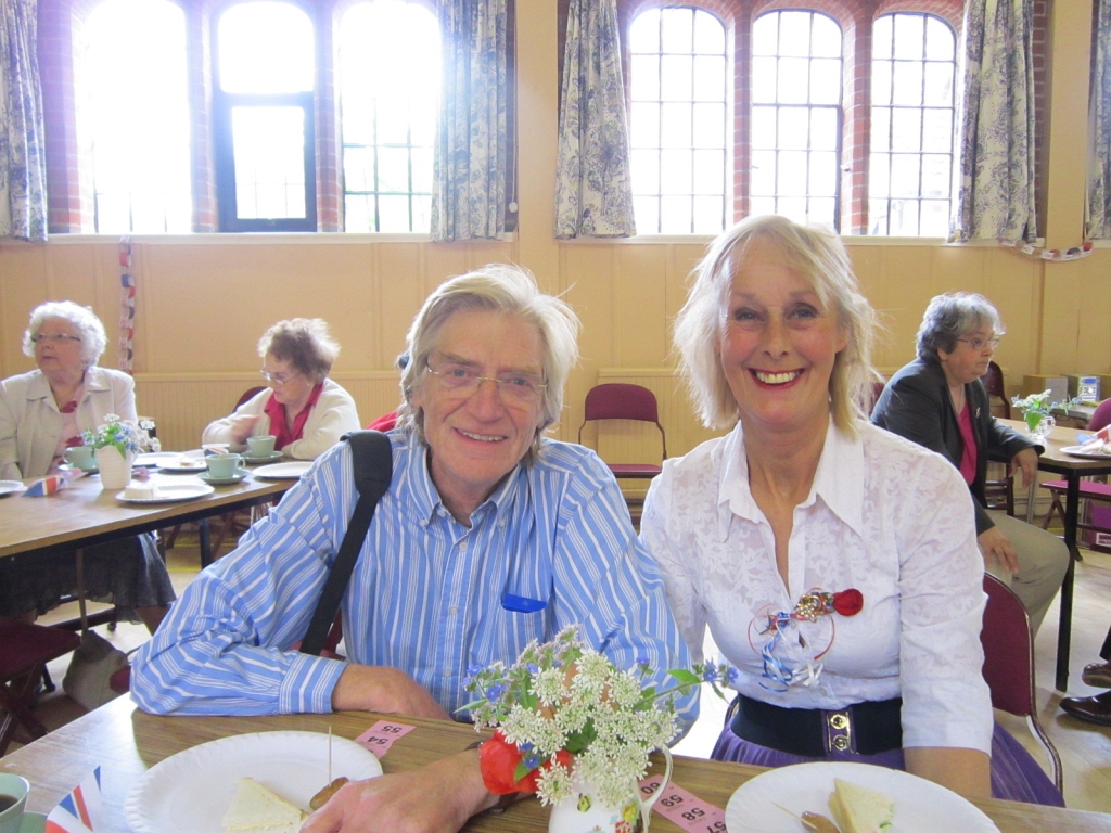 IMG_0215.JPG - Charles, (our secretary), and wife Helen at the tea dance